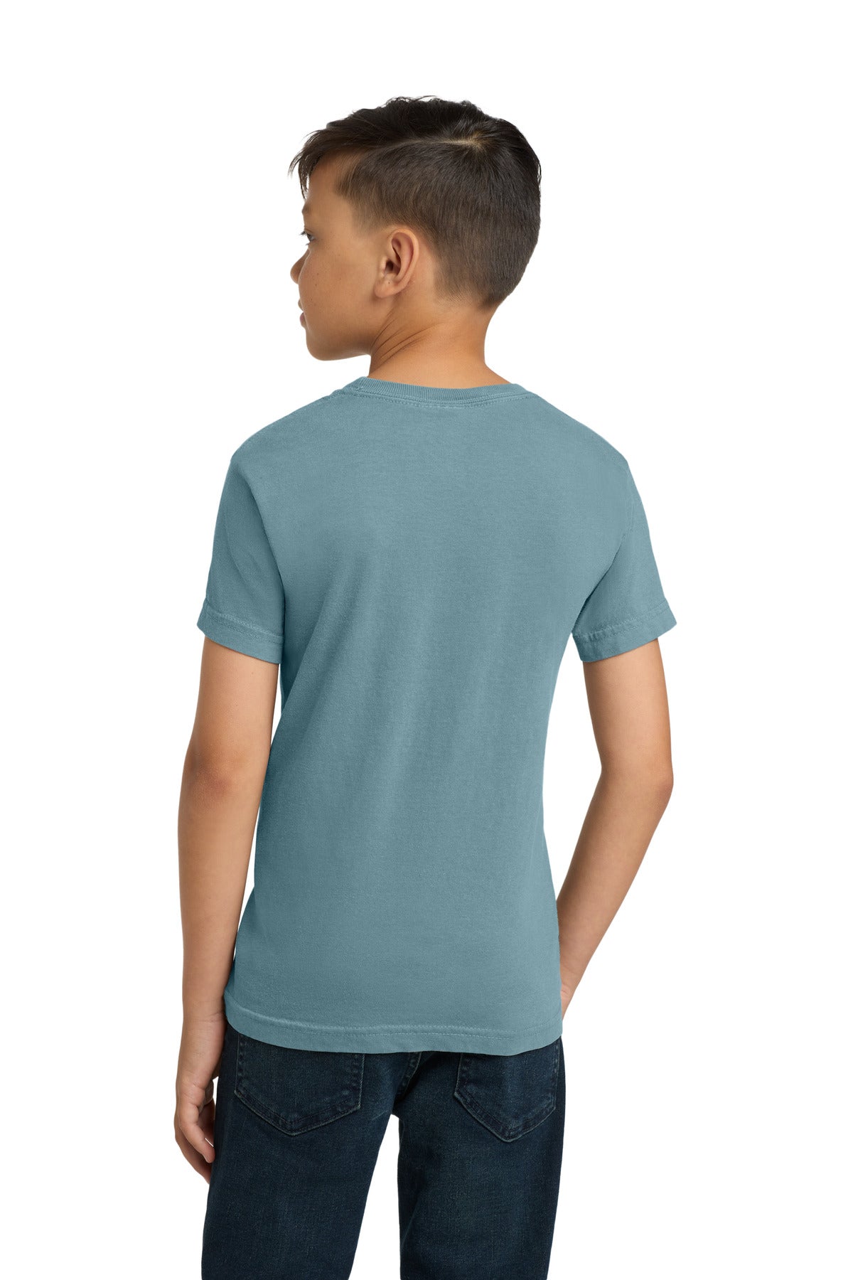 Custom Embroidered Comfort Colors T-Shirts  in Ice Blue