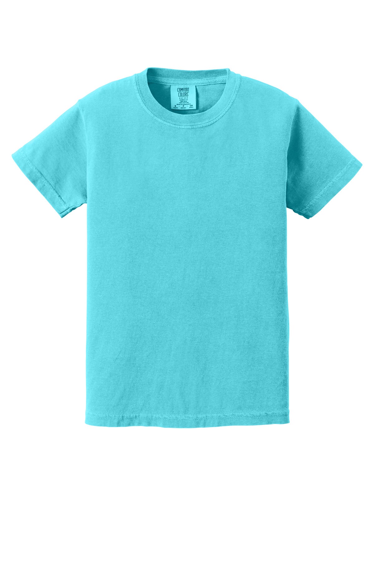 Custom Embroidered Comfort Colors T-Shirts  in Lagoon