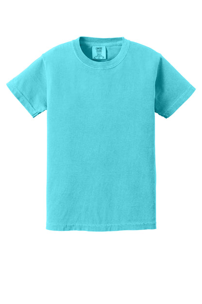 Custom Embroidered Comfort Colors T-Shirts  in Lagoon