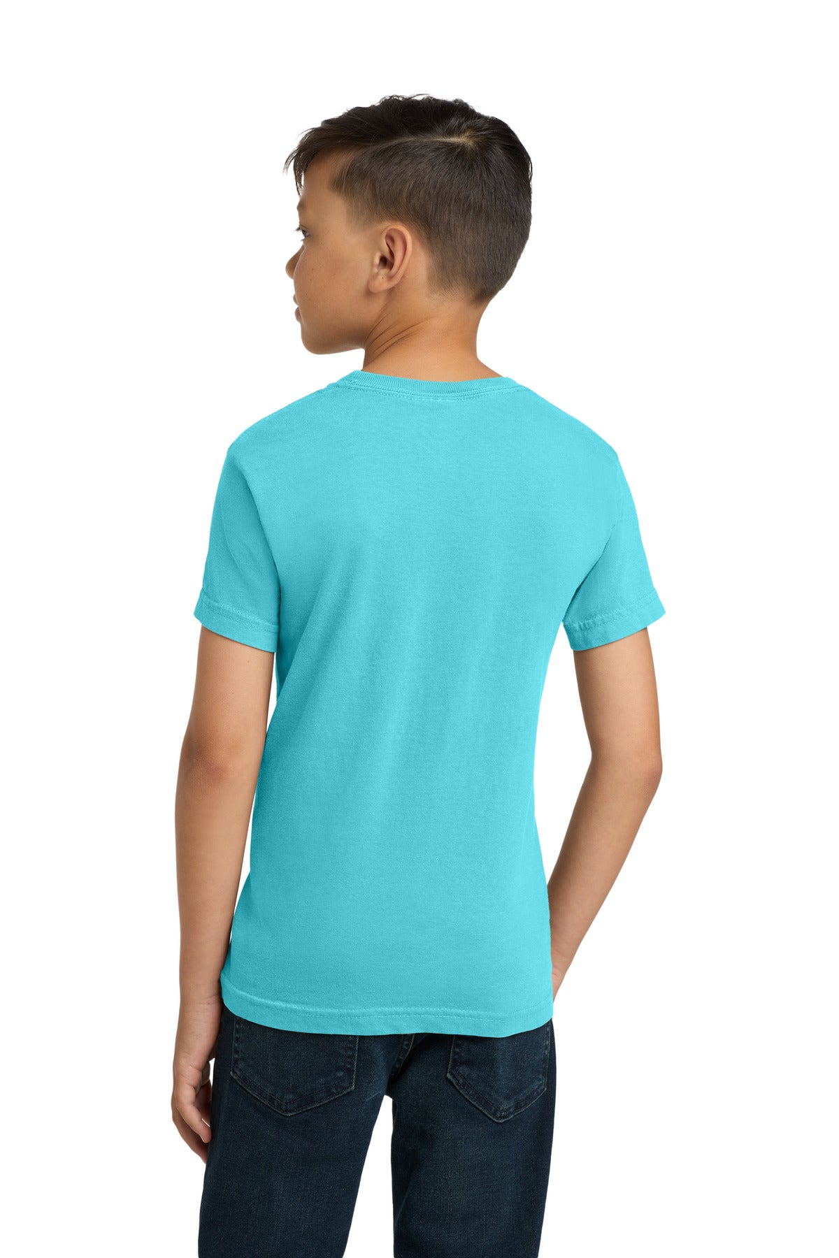 Custom Embroidered Comfort Colors T-Shirts  in Lagoon