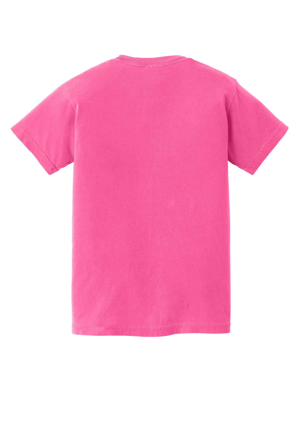 Custom Embroidered Comfort Colors T-Shirts  in Neon Pink