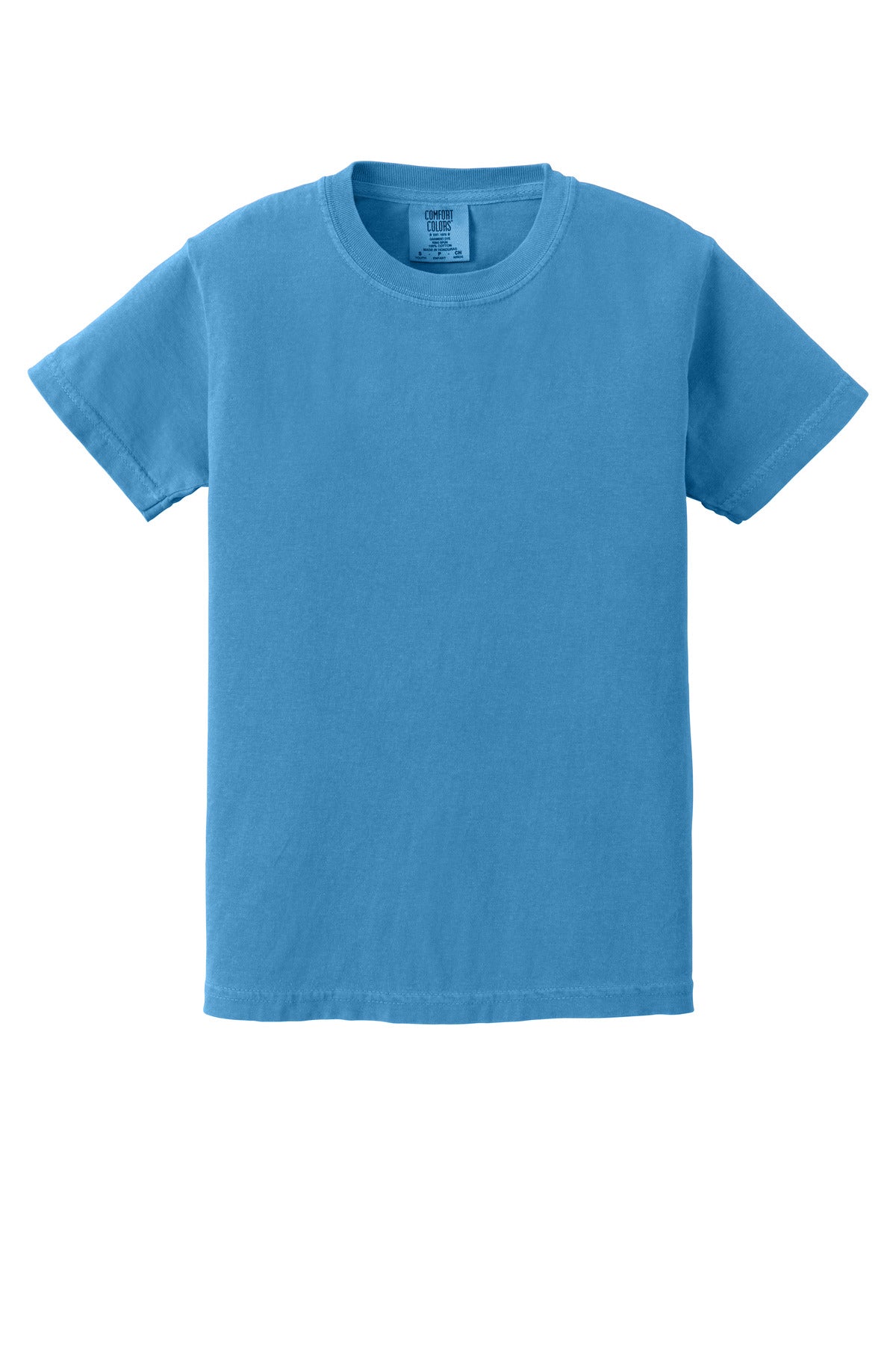 Custom Embroidered Comfort Colors T-Shirts  in Royal Caribe