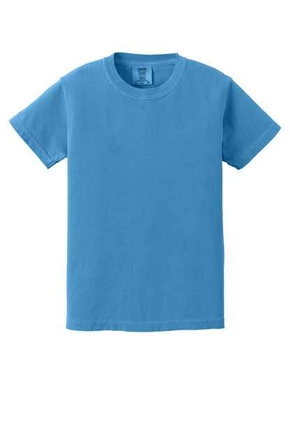 Custom Embroidered Comfort Colors T-Shirts  in Royal Caribe