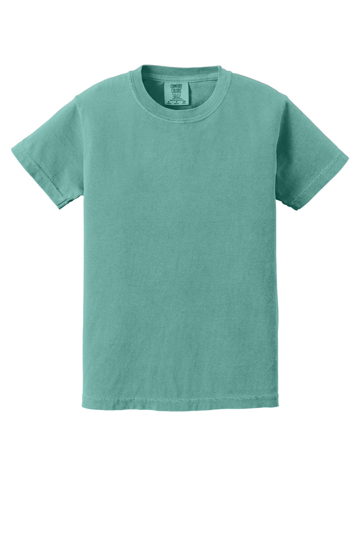 Custom Embroidered Comfort Colors T-Shirts  in Seafoam
