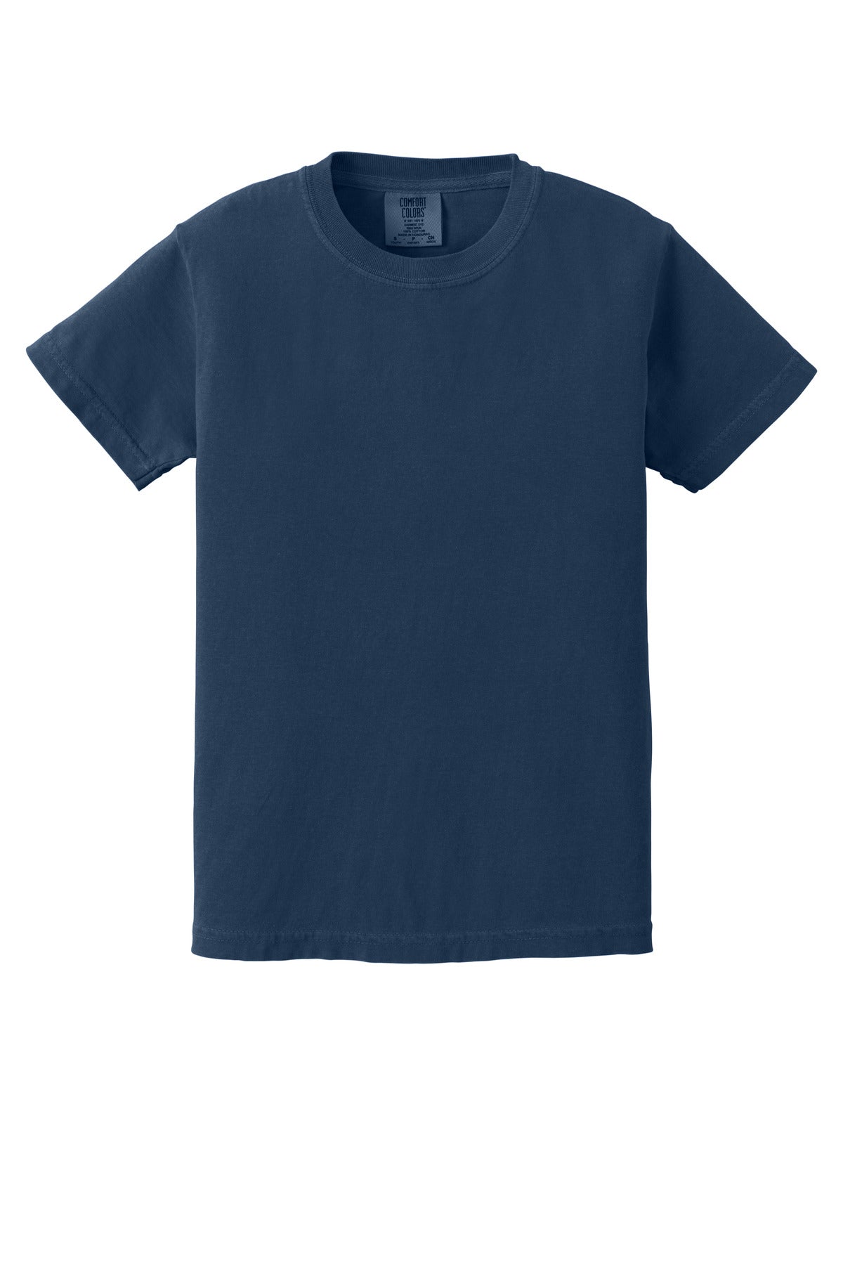 Custom Embroidered Comfort Colors T-Shirts  in True Navy