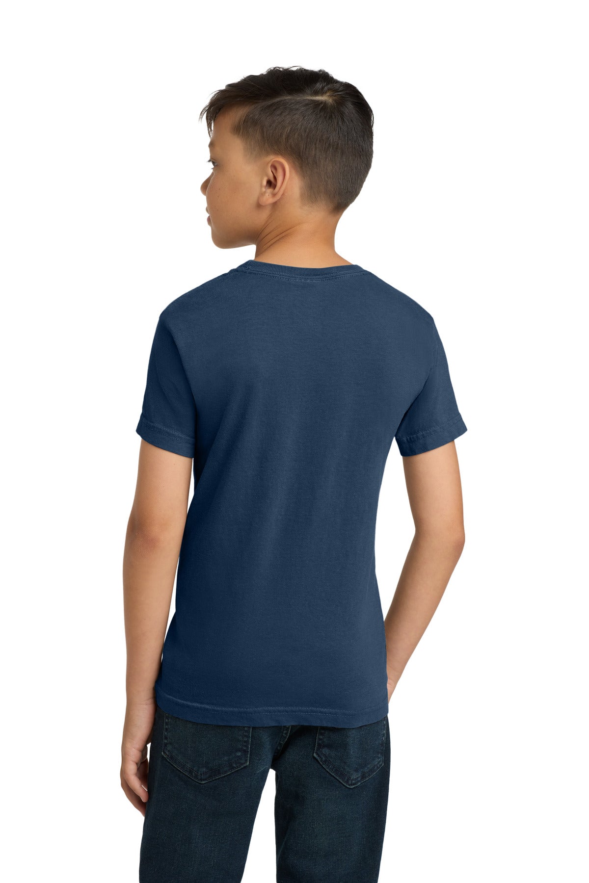 Custom Embroidered Comfort Colors T-Shirts  in True Navy