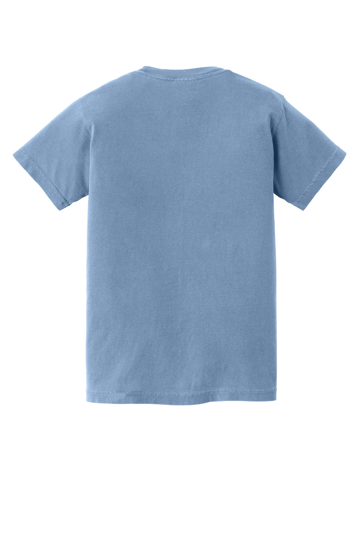 Custom Embroidered Comfort Colors T-Shirts  in Washed Denim