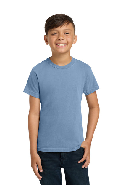 Custom Embroidered Comfort Colors T-Shirts  in Washed Denim