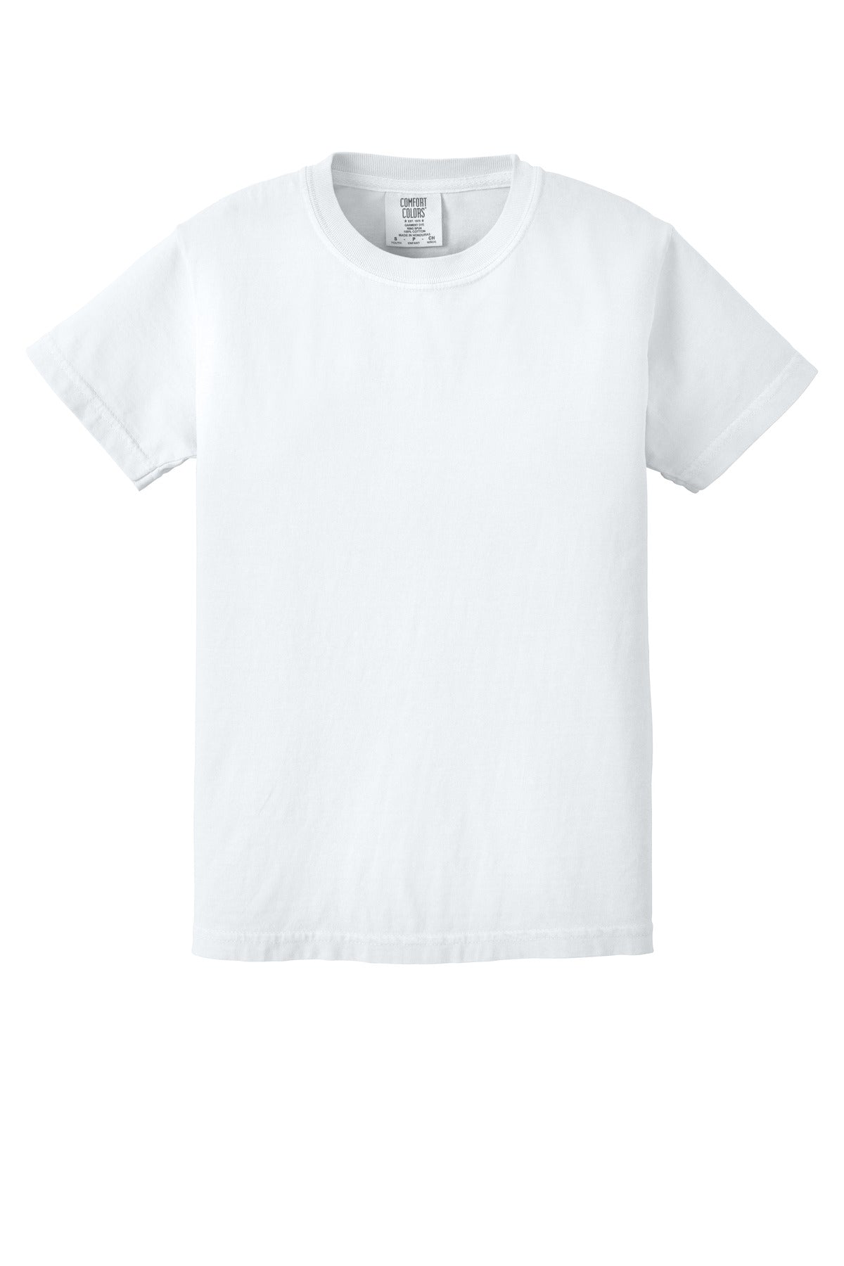 Custom Embroidered Comfort Colors T-Shirts  in White
