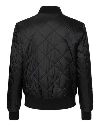 Weatherproof Women's HeatLast™ Quilted Packable Bomber W21752 Custom Embroidered Business Logo