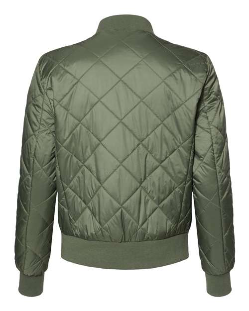 Weatherproof Women's HeatLast™ Quilted Packable Bomber W21752 Custom Embroidered Business Logo