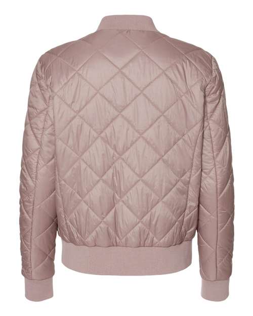 Weatherproof Women's HeatLast™ Quilted Packable Bomber W21752 Custom Embroidered Business Logo