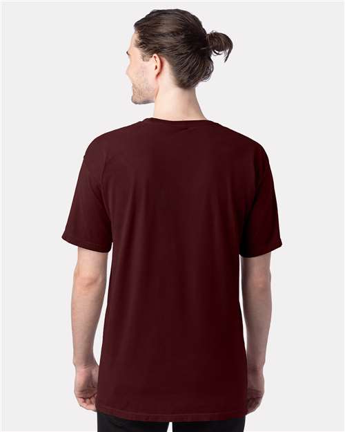 ComfortWash by Hanes Garment-Dyed T-Shirt GDH100 Maroon