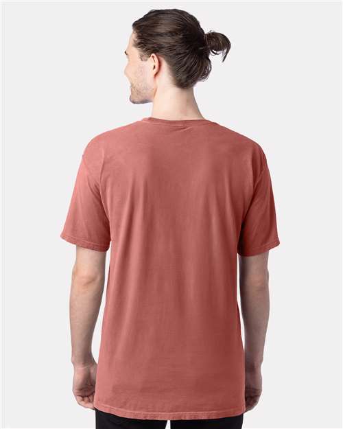 ComfortWash by Hanes Garment-Dyed T-Shirt GDH100 Nantucket Red