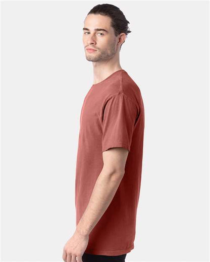 ComfortWash by Hanes Garment-Dyed T-Shirt GDH100 Nantucket Red