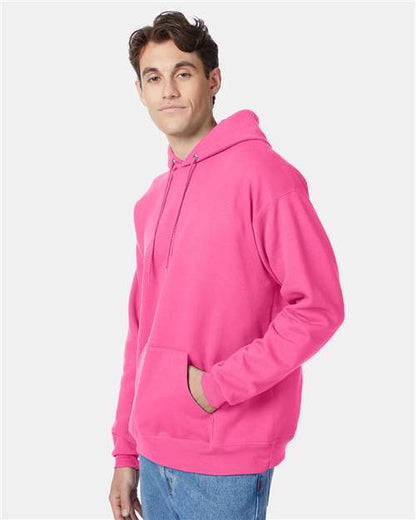 Hanes Ecosmart® Hooded Sweatshirt P170 Safety Pink