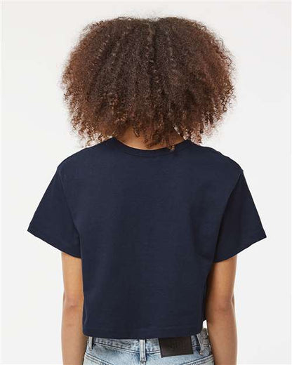 Champion Women's Heritage Jersey Crop T-Shirt T453W Custom Embroidered Business Logo