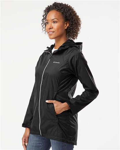 Columbia Women's Switchback™ Lined Long Jacket 177194 Custom Embroidered Business Logo