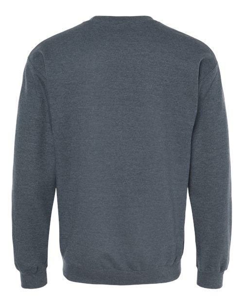 Gildan Softstyle® Midweight Crewneck Sweatshirt SF000 Dark Heather Custom Embroidered Business Logo