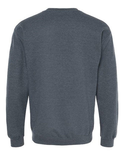 Gildan Softstyle® Midweight Crewneck Sweatshirt SF000 Dark Heather Custom Embroidered Business Logo