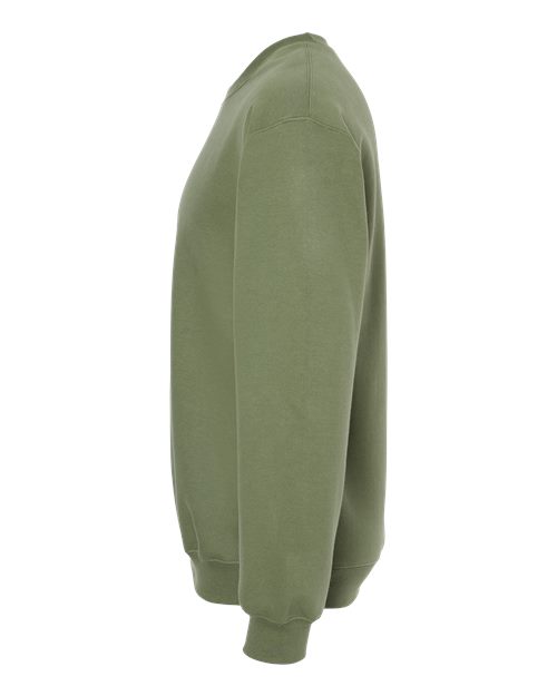 Gildan Softstyle® Midweight Crewneck Sweatshirt SF000 Military Green Custom Embroidered Business Logo