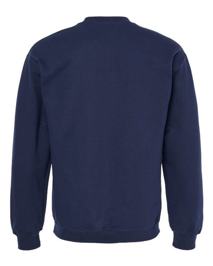 Gildan Softstyle® Midweight Crewneck Sweatshirt SF000 Navy Custom Embroidered Business Logo
