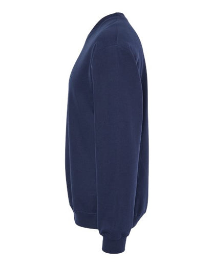 Gildan Softstyle® Midweight Crewneck Sweatshirt SF000 Navy Custom Embroidered Business Logo