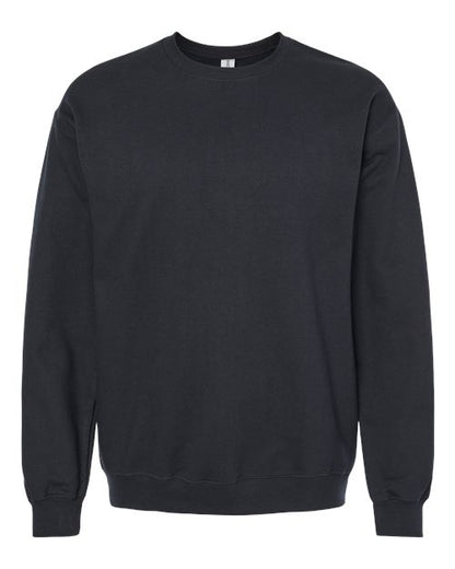 Gildan Softstyle® Midweight Crewneck Sweatshirt SF000 Black Custom Embroidered Business Logo