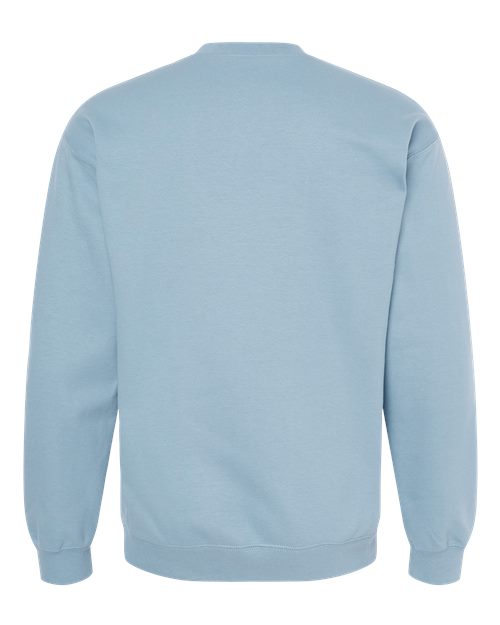 Gildan Softstyle® Midweight Crewneck Sweatshirt SF000 Stone Blue Custom Embroidered Business Logo