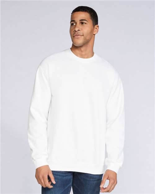 Gildan Softstyle® Midweight Crewneck Sweatshirt SF000 Stone Blue Custom Embroidered Business Logo
