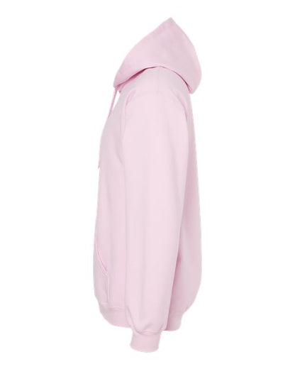 Gildan Softstyle® Midweight Hooded Sweatshirt SF500 Light Pink Custom Embroidered Business Logo