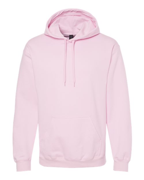 Gildan Softstyle® Midweight Hooded Sweatshirt SF500 Light Pink Custom Embroidered Business Logo