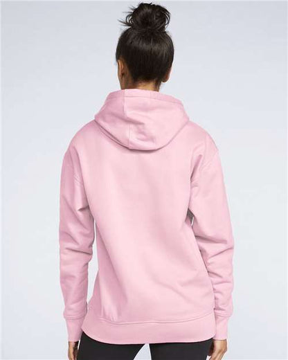 Gildan Softstyle® Midweight Hooded Sweatshirt SF500 Light Pink Custom Embroidered Business Logo