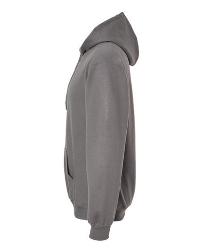 Gildan Softstyle® Midweight Hooded Sweatshirt SF500 Charcoal Custom Embroidered Business Logo