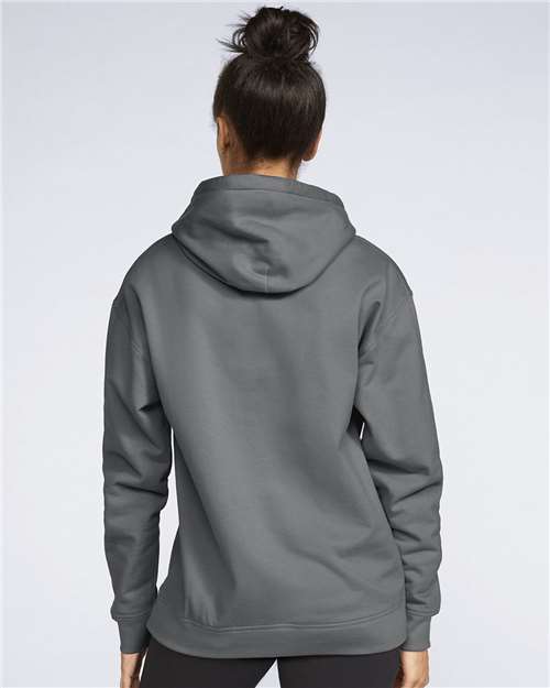 Gildan Softstyle® Midweight Hooded Sweatshirt SF500 Charcoal Custom Embroidered Business Logo
