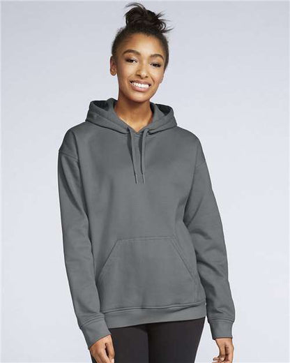 Custom Embroidered  Gildan Softstyle® Midweight Hooded Sweatshirt SF500 Charcoal