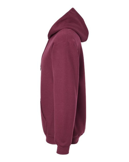 Gildan Softstyle® Midweight Hooded Sweatshirt SF500 Maroon Custom Embroidered Business Logo