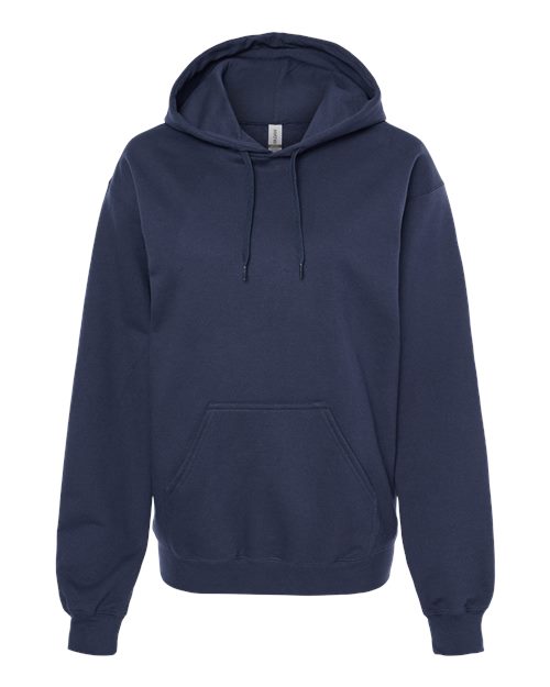 Gildan Softstyle® Midweight Hooded Sweatshirt SF500 Navy Custom Embroidered Business Logo