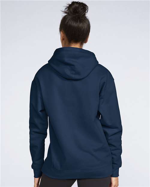 Gildan Softstyle® Midweight Hooded Sweatshirt SF500 Navy Custom Embroidered Business Logo