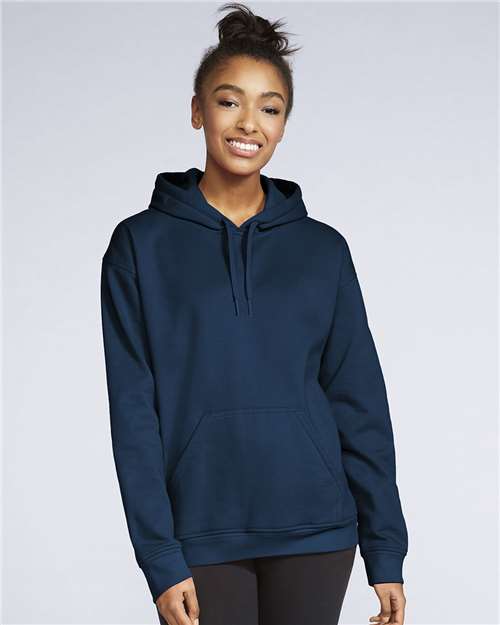 Gildan Softstyle® Midweight Hooded Sweatshirt SF500 Mustard Custom Embroidered Business Logo