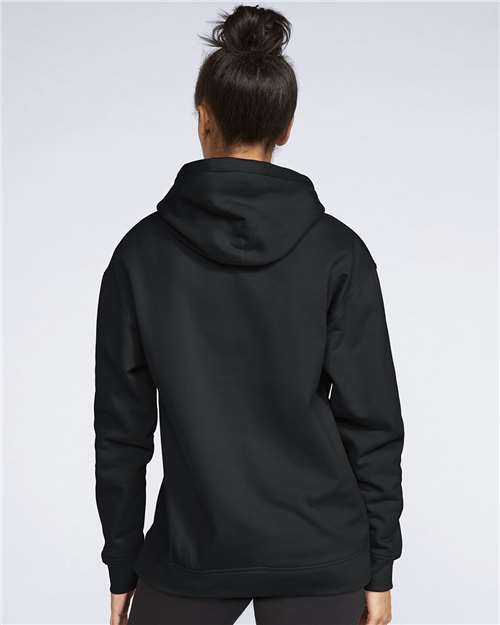 Gildan Softstyle® Midweight Hooded Sweatshirt SF500 Black Custom Embroidered Business Logo