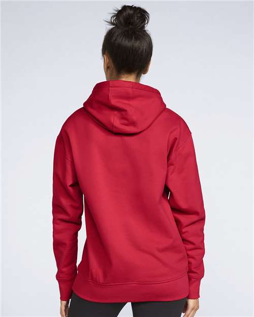 Gildan Softstyle® Midweight Hooded Sweatshirt SF500 Red Custom Embroidered Business Logo