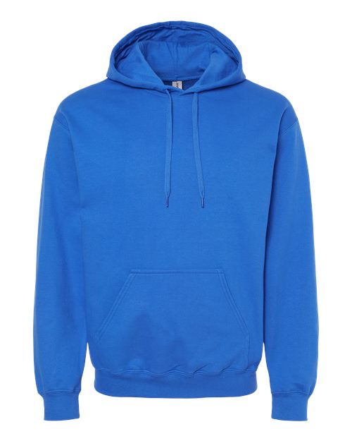 Gildan Softstyle® Midweight Hooded Sweatshirt SF500 Royal Custom Embroidered Business Logo