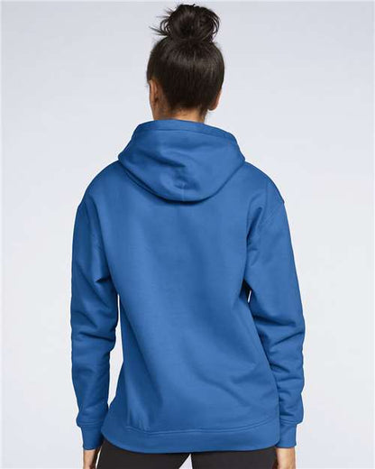 Gildan Softstyle® Midweight Hooded Sweatshirt SF500 Royal Custom Embroidered Business Logo
