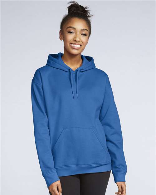 Gildan Softstyle® Midweight Hooded Sweatshirt SF500 Red Custom Embroidered Business Logo