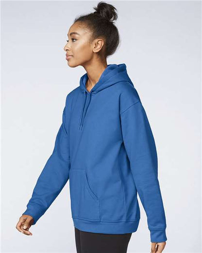 Gildan Softstyle® Midweight Hooded Sweatshirt SF500 Royal Custom Embroidered Business Logo