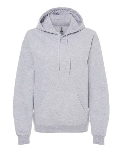 Gildan Softstyle® Midweight Hooded Sweatshirt SF500 Sport Grey Custom Embroidered Business Logo