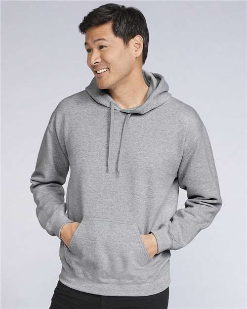 Gildan Softstyle® Midweight Hooded Sweatshirt SF500 Sky Custom Embroidered Business Logo