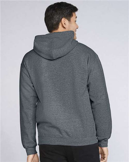 Gildan Softstyle® Midweight Hooded Sweatshirt SF500 Dark Heather Custom Embroidered Business Logo