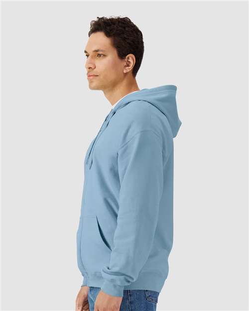 Gildan Softstyle® Full-Zip Hooded Sweatshirt SF600 Custom Embroidered Business Logo